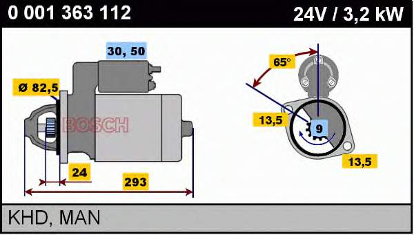 113183 Cargo Motor de arranco
