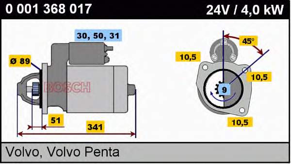  Bosch 0001368017