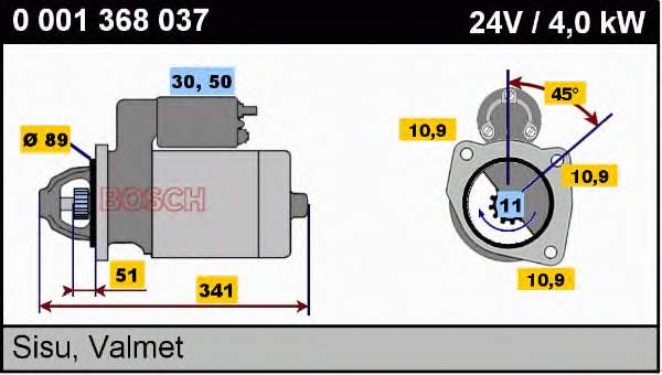 MS327 Mahle Original Motor de arranco