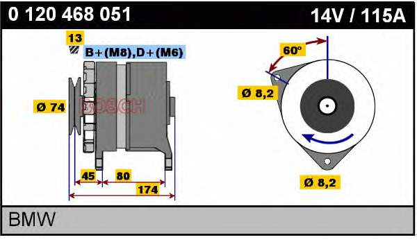 Gerador VAG 034903016D preço, a partir de 93,64 USD