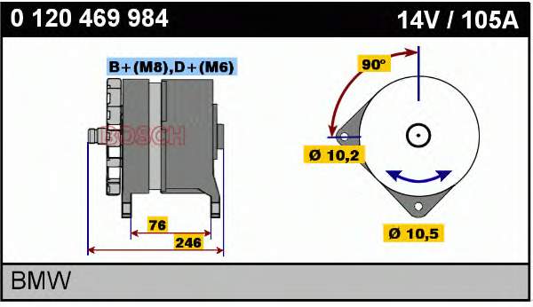 Compre 1738511 BMW Gerador