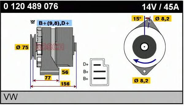 0120489076 Bosch