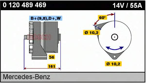 A0071544502 Mercedes Gerador