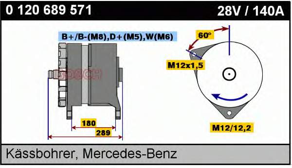 Compre 0986041640 Bosch Gerador