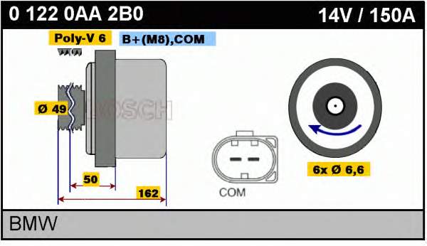 12317523605 BMW Gerador