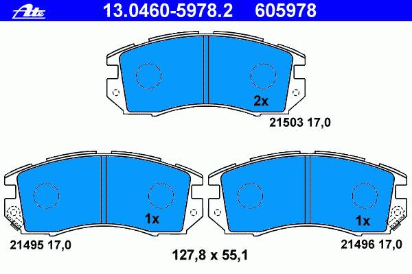 Compre 26290AA020 Subaru Sapatas do freio dianteiras de disco