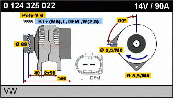 045903023E VAG Gerador