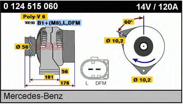 Compre A0111546802 Mercedes Gerador