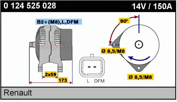 7711497098 Renault (RVI) Gerador