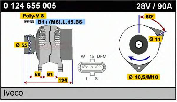 Gerador Cargo 114296 preço, a partir de 223,91 USD