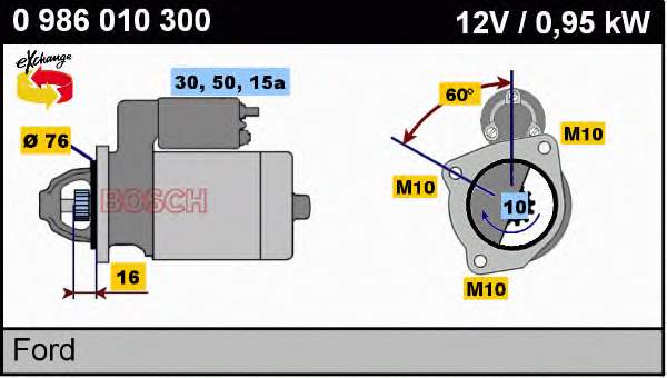 0986010300 Bosch