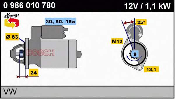 0986010780 Bosch