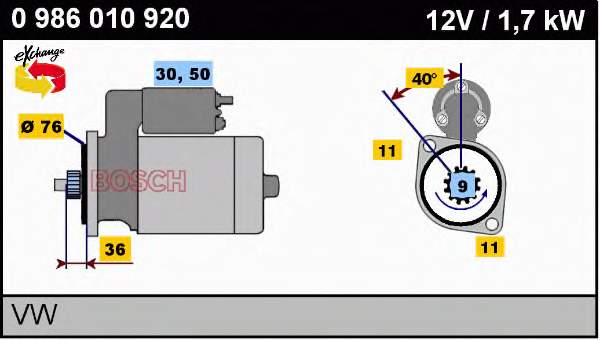 Motor de arranco VALEO 433267