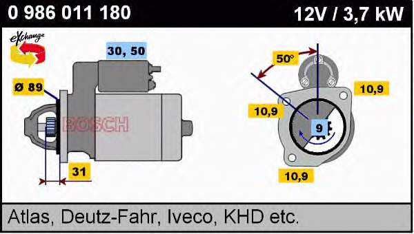 0986011180 Bosch