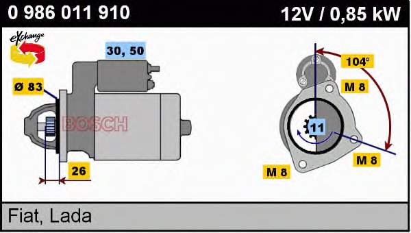 Motor de arranco As-pl S0128