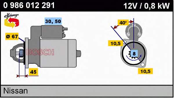 0986012291 Bosch