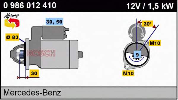 0986012410 Bosch