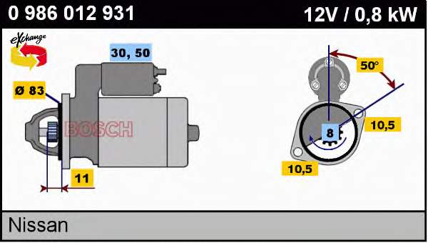 Motor de arranco Nissan/Infiniti 2330000H00 preço, a partir de 108,25 USD