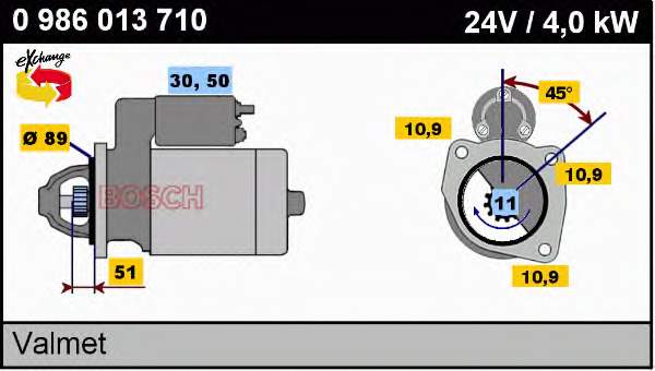 Motor de arranco Mahle Original MS327 preço, a partir de 253,63 USD
