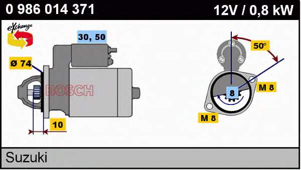 S6372S As-pl Motor de arranco