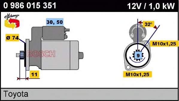 0986015351 Bosch