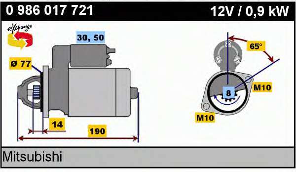 71100811 Profit Motor de arranco