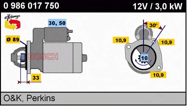 MS111 Mahle Original Motor de arranco
