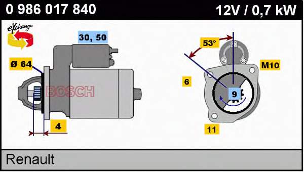 Motor de arranco Cevam 3858 preço, a partir de 105,29 USD