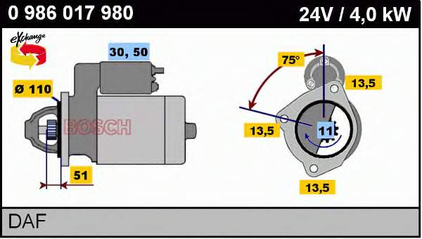 Motor de arranco Febi 48974 preço, a partir de 266,51 USD