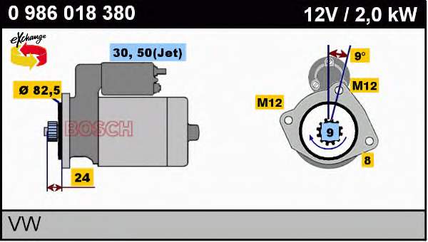 Motor de arranco VAG 069911023L preço, a partir de 135,32 USD