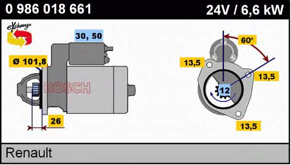 0986018661 Bosch