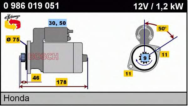 0986019051 Bosch
