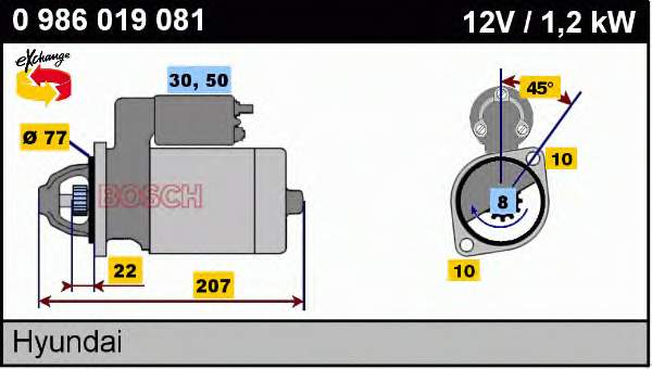 0986019081 Bosch