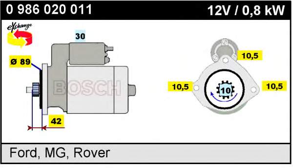 0986020011 Bosch