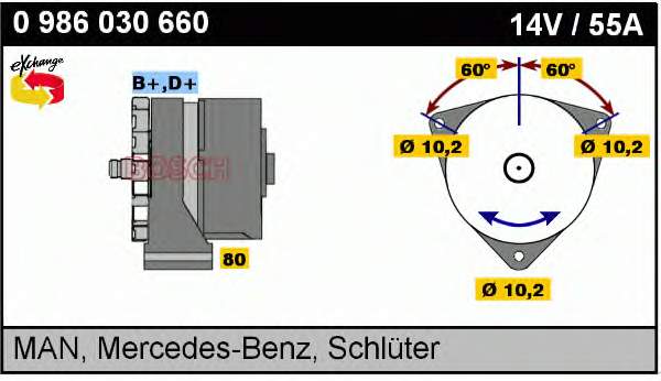 0986030660 Bosch