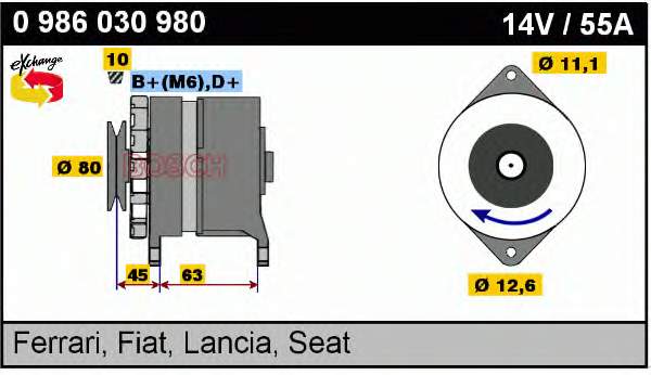 0986030980 Bosch