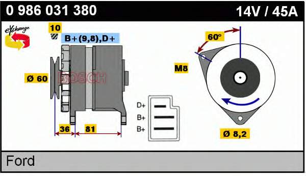 0986031380 Bosch