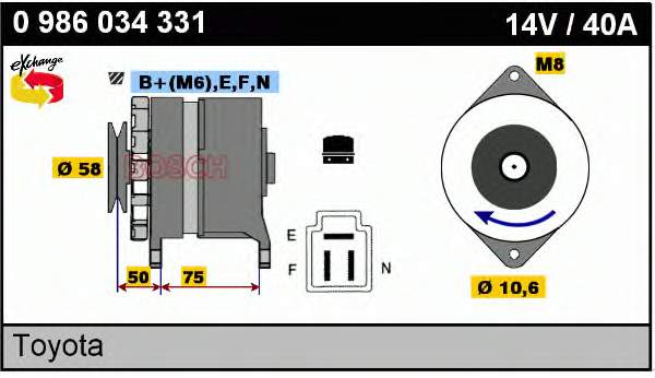 0986034331 Bosch