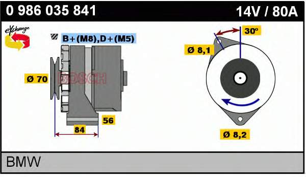 12312241262 BMW Gerador