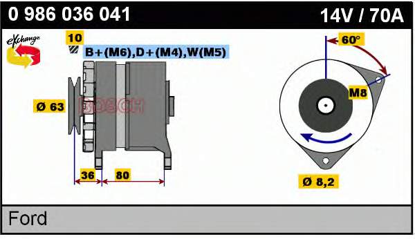 Gerador Ford 1406044 preço, a partir de 80,02 USD
