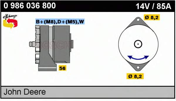 0986036800 Bosch