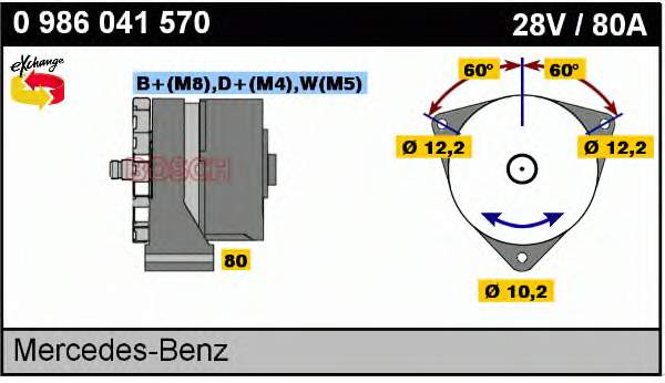 Gerador Mercedes 0101549002 preço, a partir de 156,07 USD