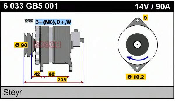 Gerador F002G10862 Bosch