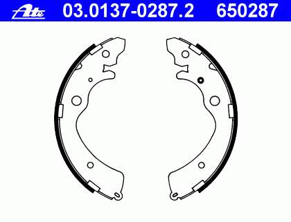 Sapatas do freio traseiras de tambor Honda 43053S10A00 preço, a partir de 22,40 USD