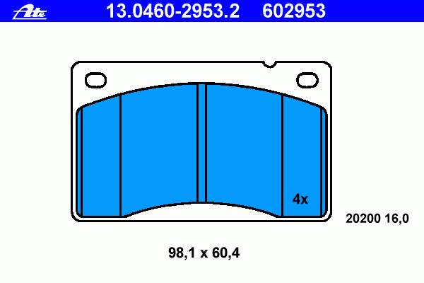 Sapatas do freio dianteiras de disco Volvo 3656000 preço, a partir de 21,05 USD