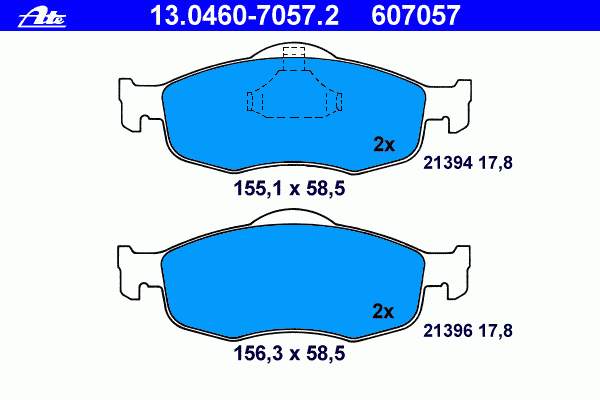 Compre 1521326 Ford Sapatas do freio dianteiras de disco