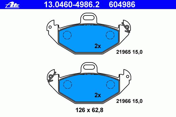 Compre 7701205491 Renault (RVI) Sapatas do freio traseiras de disco