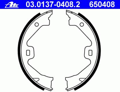 Compre GS8469 TRW Sapatas do freio de estacionamento