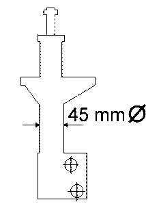 TLD150552 Starline Amortecedor dianteiro