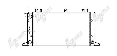 Radiador de esfriamento de motor VAG 893121253A preço, a partir de 60,62 USD